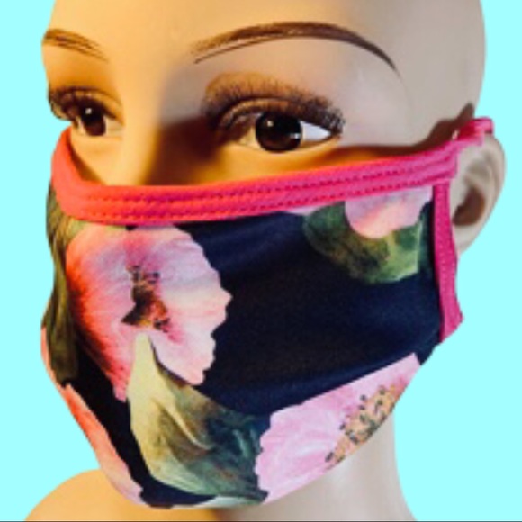 Handmade USA Spring Flower Soft Washable Face Mask - Picture 3 of 6